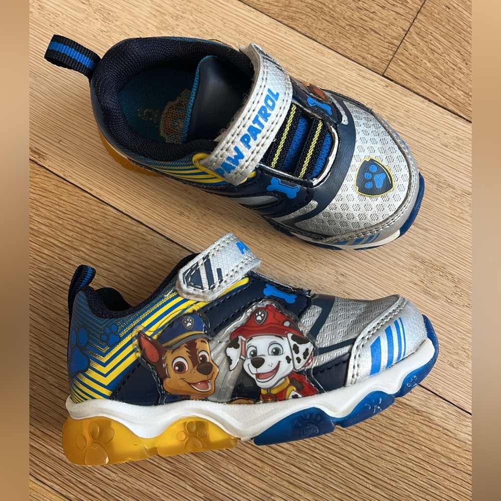 Paw Patrol light up sneakers
